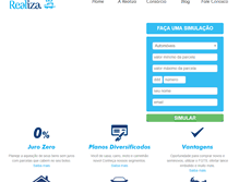 Tablet Screenshot of consorciorealiza.com.br